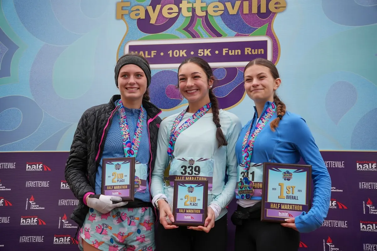 Run Through Razorback Stadium at the Fayetteville Half Marathon