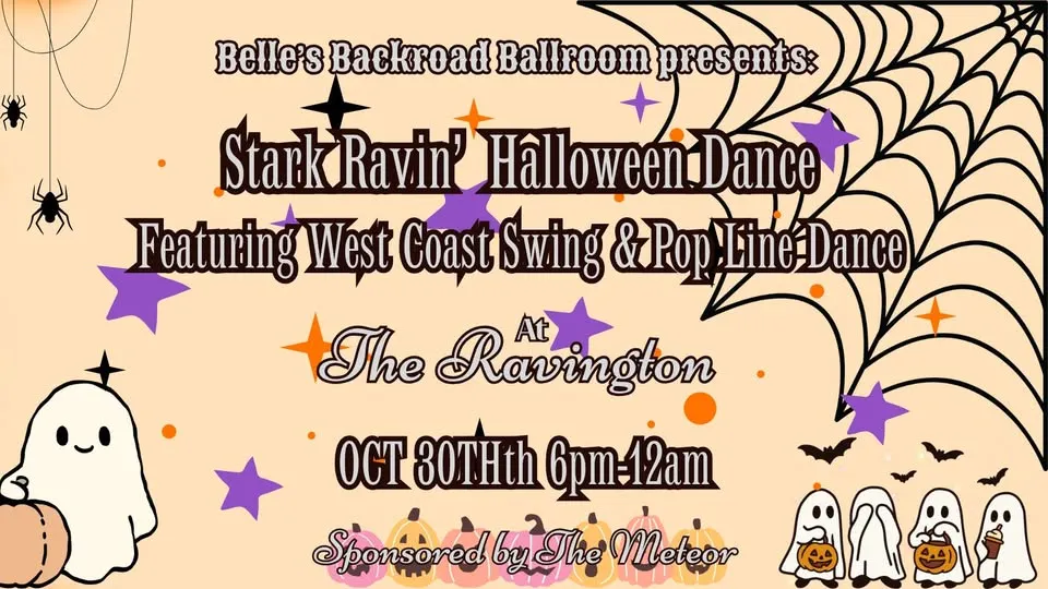 Stark Ravin Halloween Party (west coast swing and pop line dance)