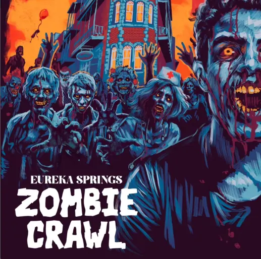 Walk Among the Undead at the Eureka Springs Zombie Crawl