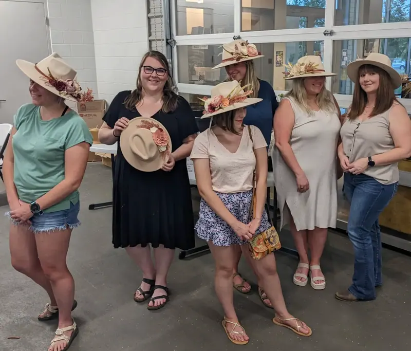 Disco Florals, Hat Bar, and a Giddy-Up Good Time at The Botanical