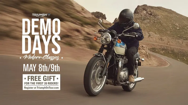 Ride the Triumph Modern Classics Lineup at Mach 1 Motorsports in Rogers This May
