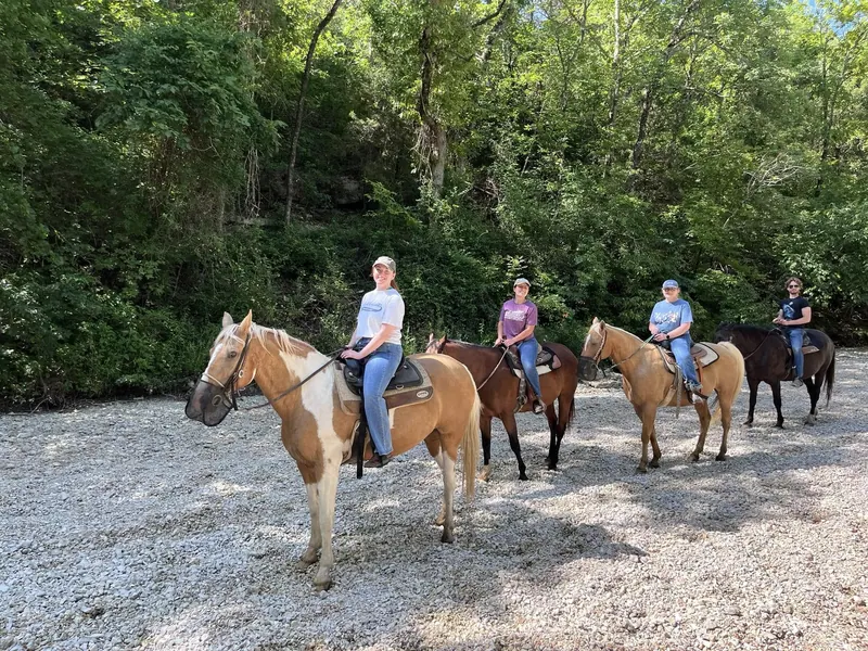 A Moonlit Trail Ride Through the Ozarks Awaits at Keels Creek