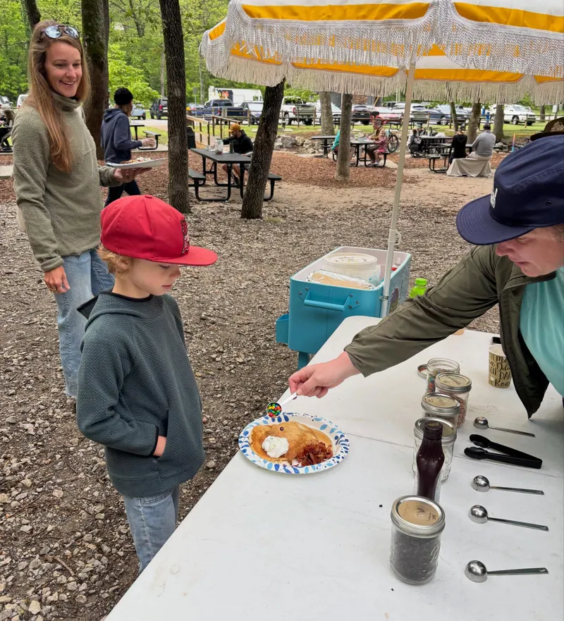 Pedaling for Pancakes Is Back at Blowing Springs with Crazy Toppings and a Good Cause