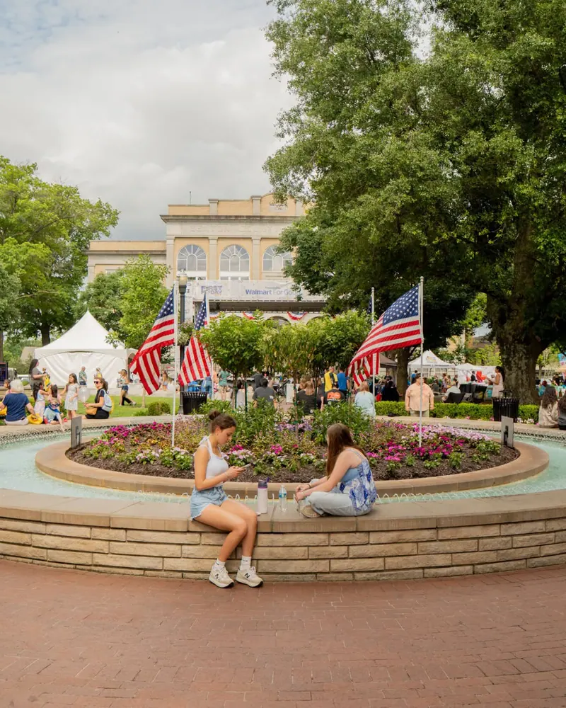 Downtown Bentonville Suits Up for a Patriotic July First Friday