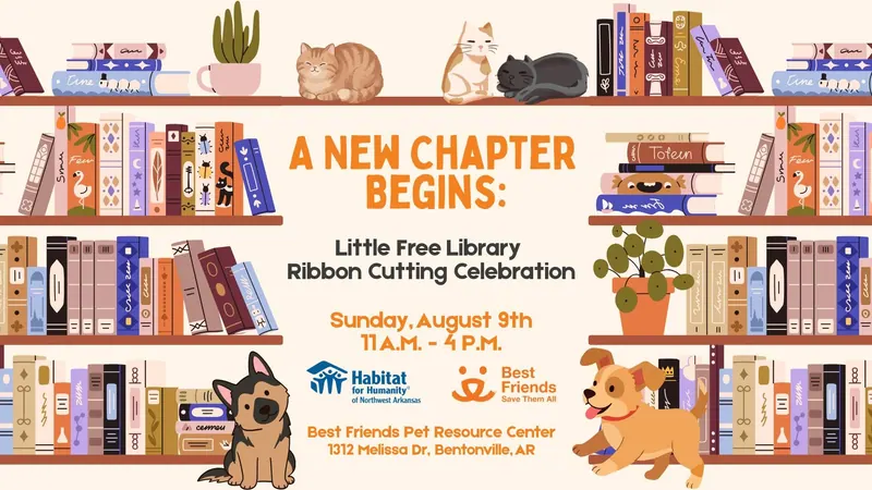 Bentonville’s Best Friends Center Opens a Little Free Library
