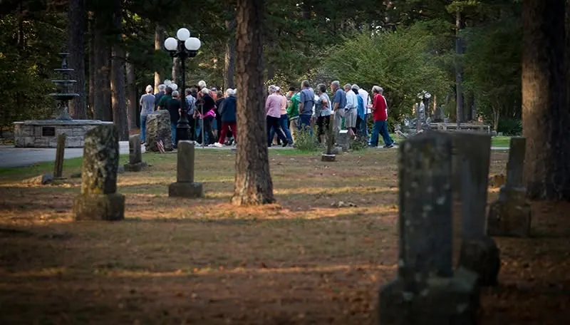Voices from Eureka’s Silent City Lights the Cemetery With History
