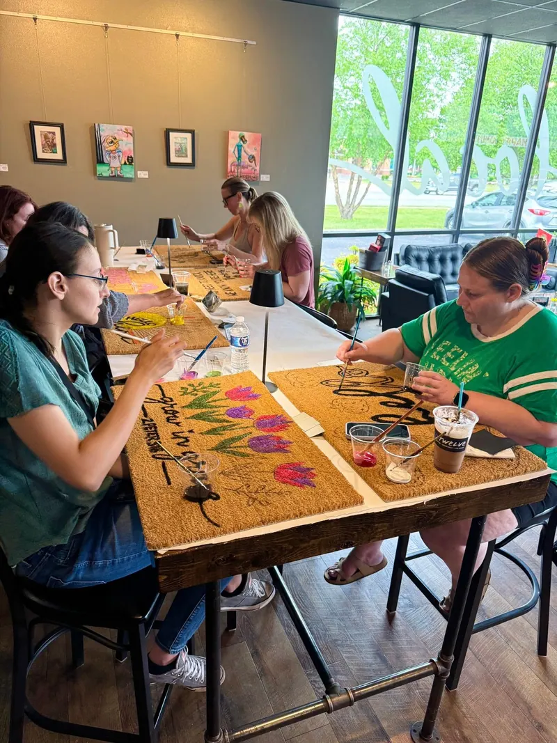Six Twelve Turns Doormats Into A Group Painting Project