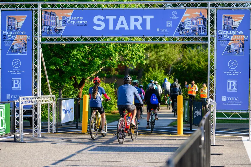 Square 2 Square Bike Ride Rolls Through Fayetteville and Bentonville