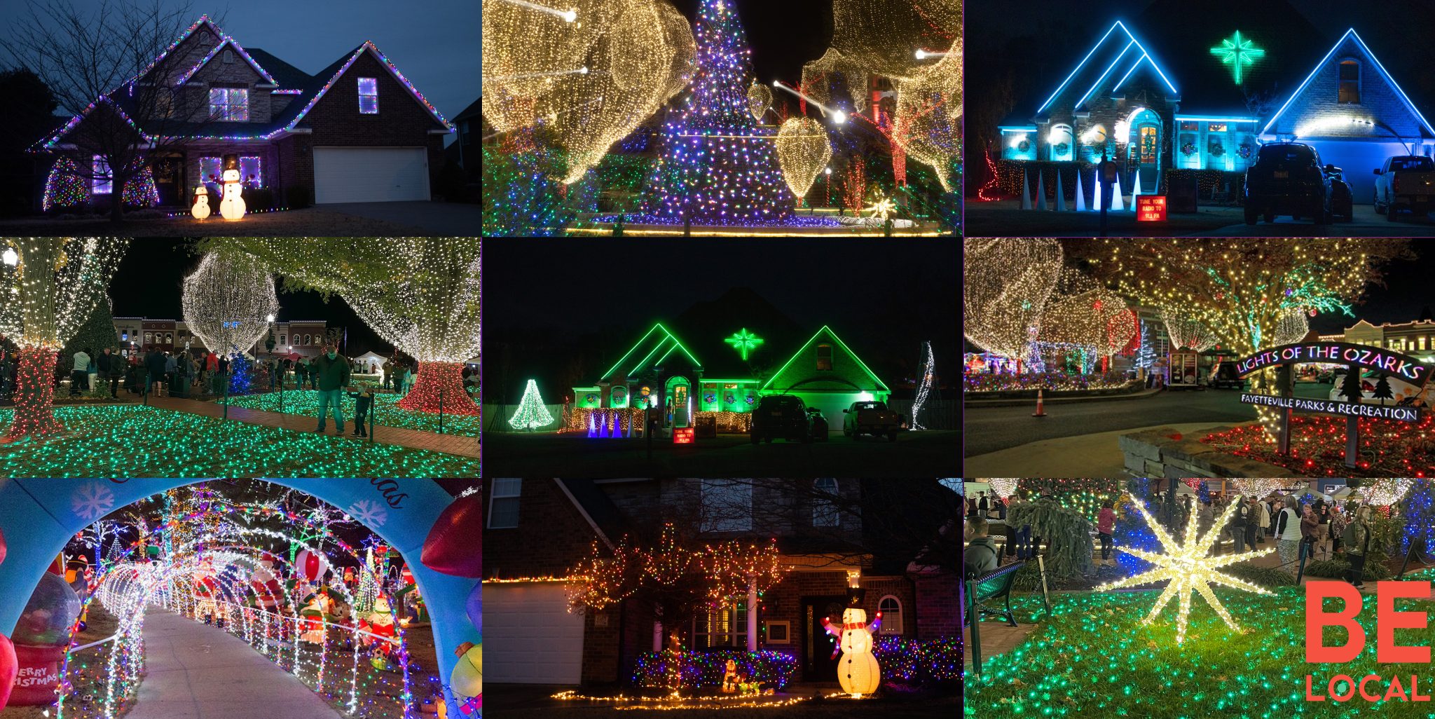 The 15 Best Neighborhoods To See Christmas Lights In Northwest Arkansas