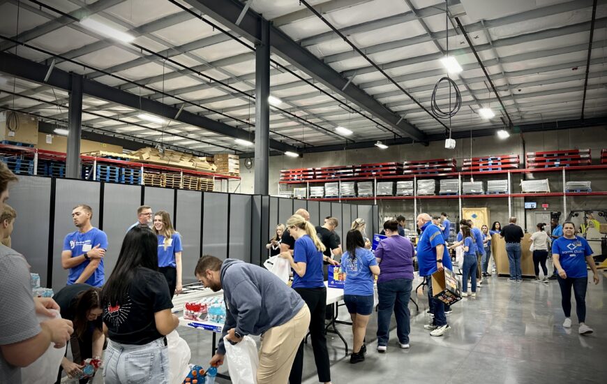 Sam's Club associates volunteering