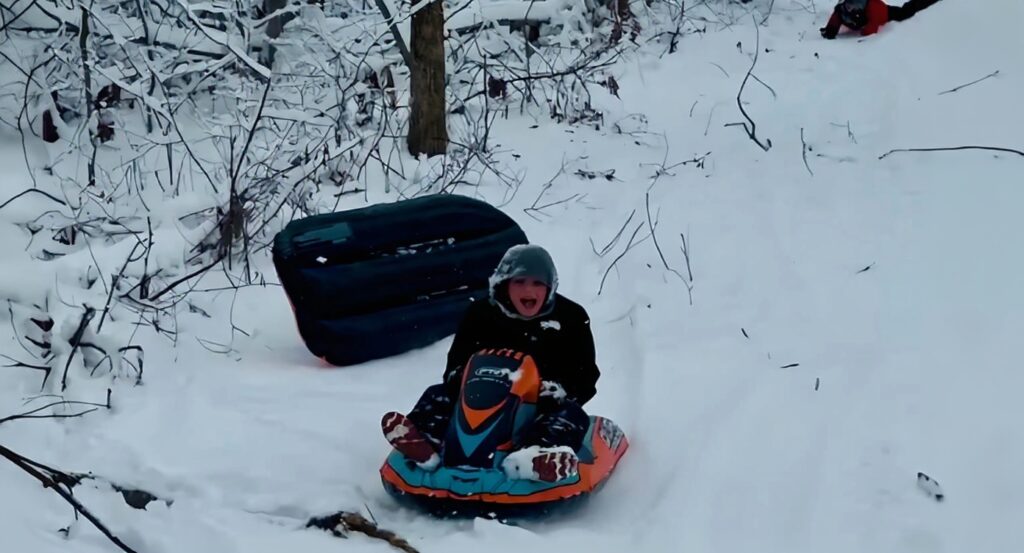 Sledding in NWA