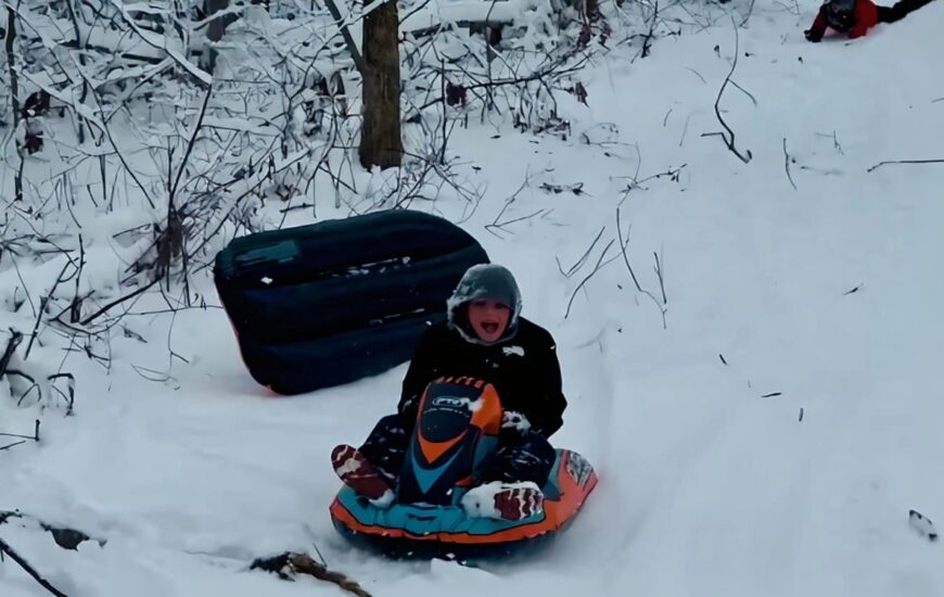 Sledding in NWA
