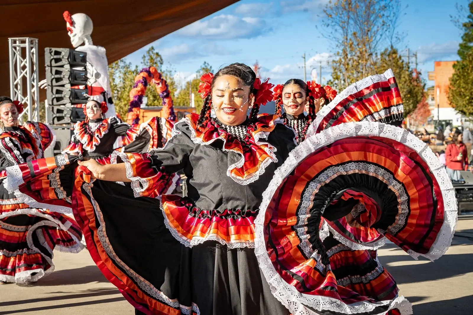Springdale’s Luther George Park Welcomes Dia de Muertos With Live Music and a Community Ofrenda